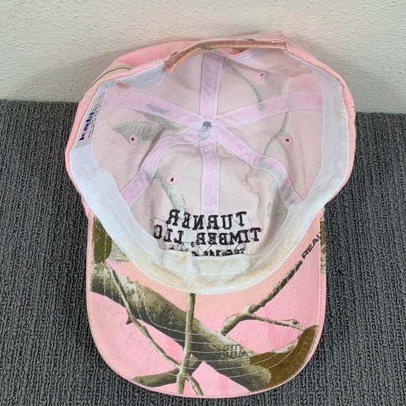 Turner Timber Baseball Hat Womens OSFA Pink Realtree Camo Adjustable Strapback - Picture 12 of 17